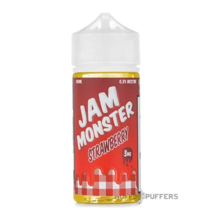 Jam Monster – Strawberry 100mL - Nicotine Strength#3mg>6mg