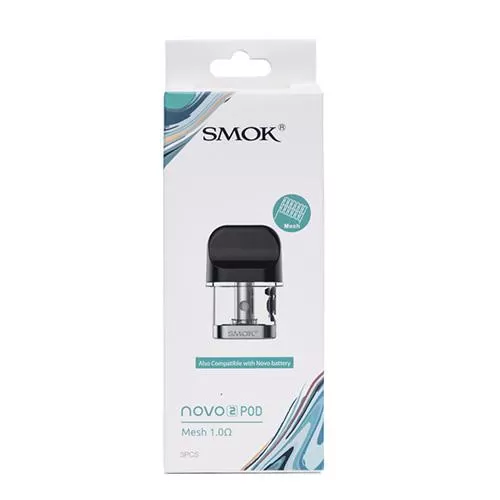 SMOK Novo 2 Pods - 3 Pack; 1.0 Ohm Mesh, 1.4 Ohm Dual Coil MTL - Image 2