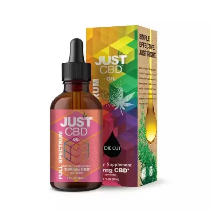 JustCBD – 1000mg Full Spectrum CBD Oil - Vape Store