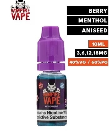 Heisenberg eLiquid by Vampire Vape - 06mg / 10ml