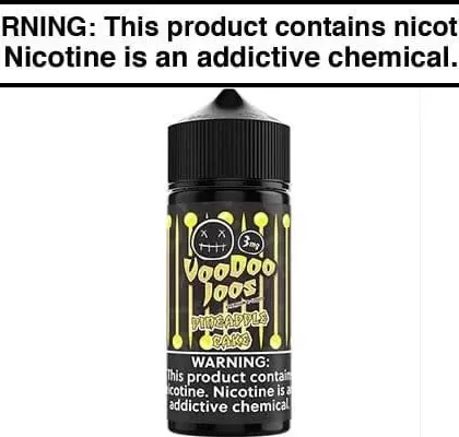 PINEAPPLE CAKE BY VOODOO JUICE 100ML - Vapejuice