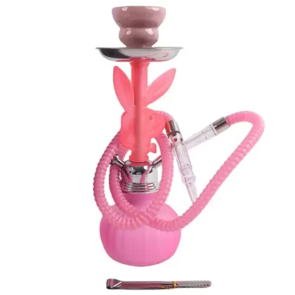 11″ Hookah Single Hose – Bunny Bliss Shape – Pink