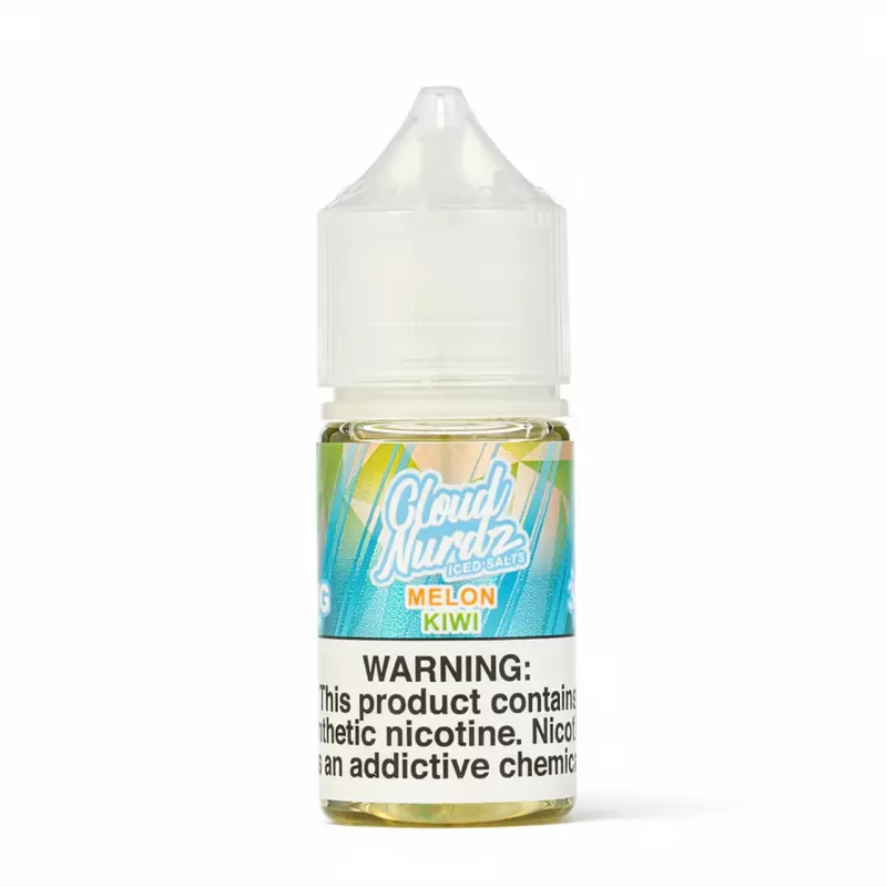 Cloud Nurdz Salts Iced Melon Kiwi Salt Nic Ejuice 50/50 30mL
