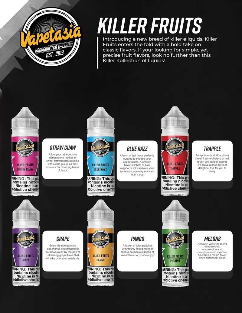 Vapetasia E-Liquid 100ml - ICED Blackberry Lemonade / 6mg - Vapeciga - Image 3