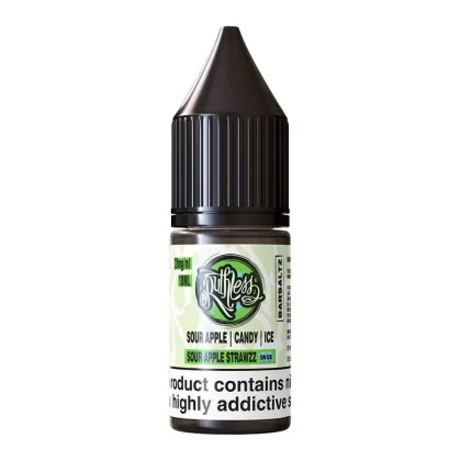 Sour Apple Strawzz on Ice By Ruthless Salts 10ml