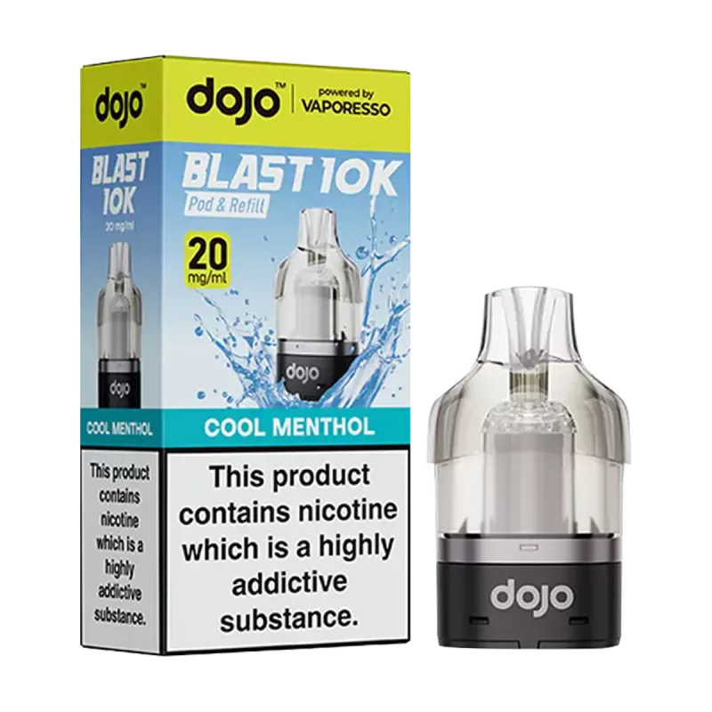Cool Menthol Dojo Blast 10K Refill Pack - Ecigwizard
