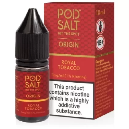 Pod Salt Royal Tobacco Nicotine Salt E Liquid (10ml)