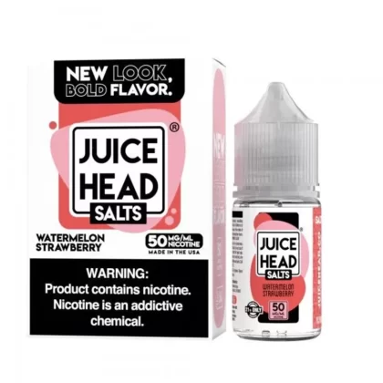 Juice Head Salts Premium E-Liquid 30ml - Strawberry Kiwi FREEZE / 25mg - Skullvaping