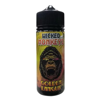 Golden Langur Shortfill 100ml Eliquid by Wicked Monkeys