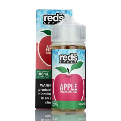7 Daze - Reds Apple ICED eJuice Strawberry - 100ml - 3mg