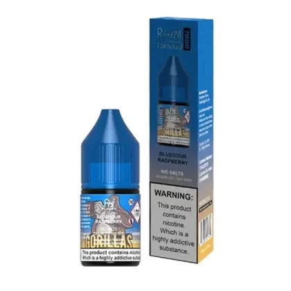 BLUE SOUR RASPBERRY NICOTINE SALT E-LIQUID BY R AND M