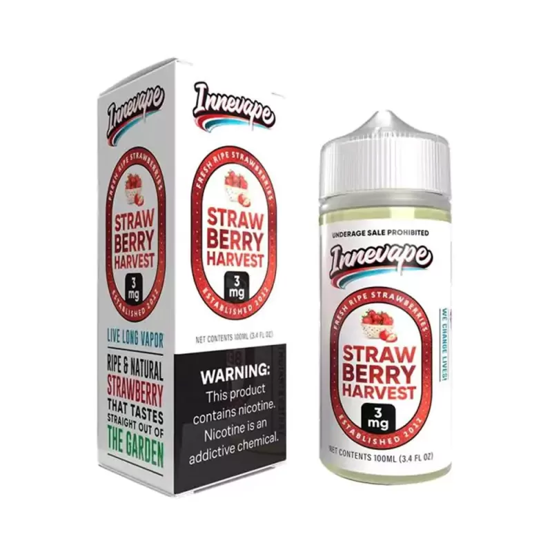 Innevape - Strawberry Harvest - 100ML E-Liquid - 6MG - Image 3