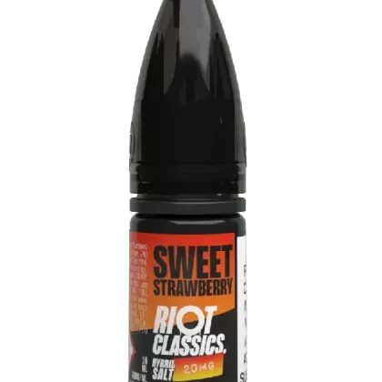 RIOT CLASSICS SWEET STRAWBERRY 10ML NIC SALT E-LIQUID