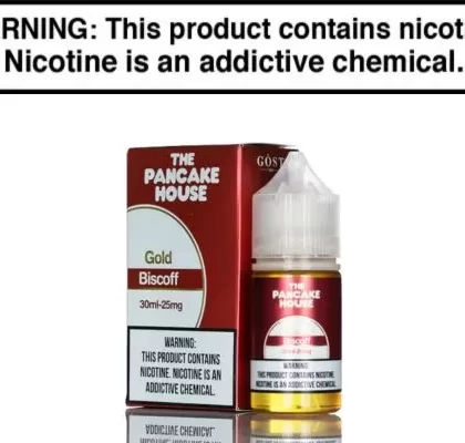 Gold Biscoff by Pancake House Salt 30ml - Vapejuice