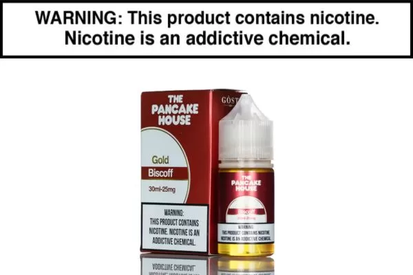 Gold Biscoff by Pancake House Salt 30ml - Vapejuice