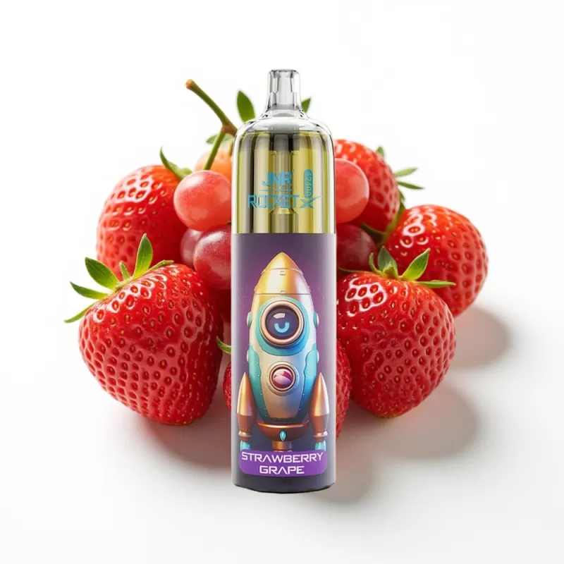 JNR Rocket-X 12400 Puffs Fresa Uva, 850mAh, 25ml, Tipo-C - Fumotvapemexico - Image 2