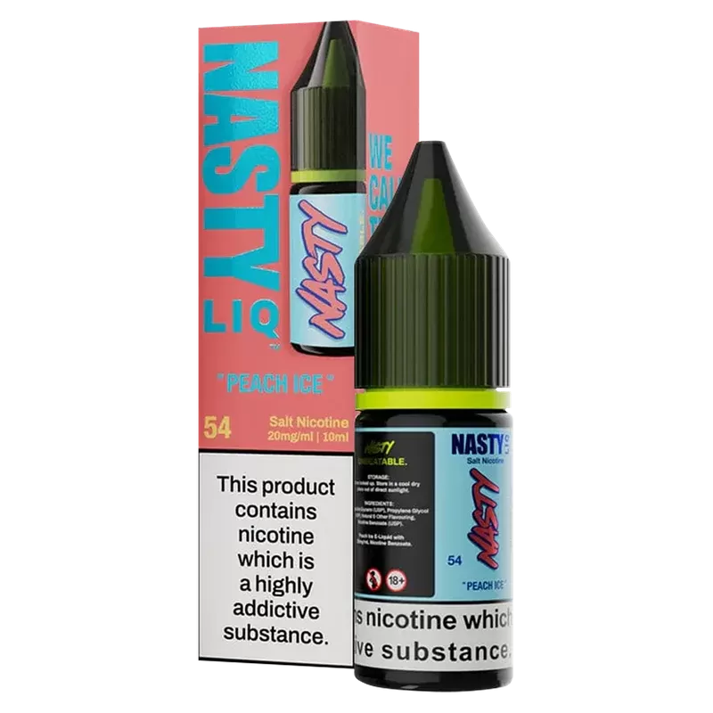 Peach Ice Nasty Liq Nic Salt