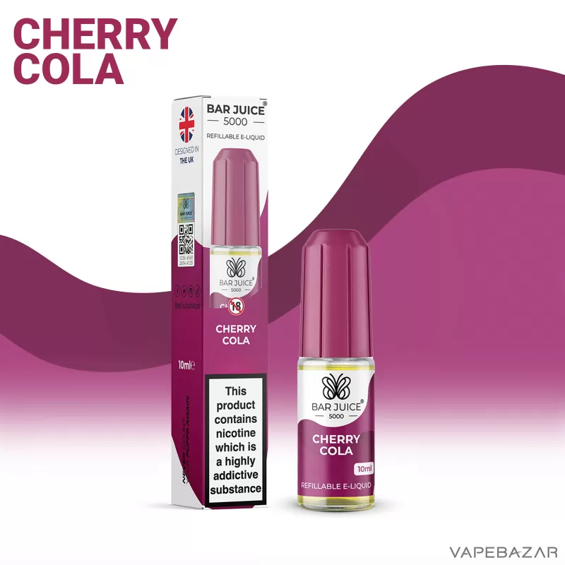 Bar Juice 5000 Nic Salt – Cherry Cola - 10mg/ml, 20mg/ml; Glycerin, Nikotin-Benzoat - Image 2
