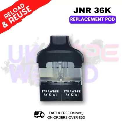 Strawberry Kiwi JNR Ace 36K REFIL PODS PACK