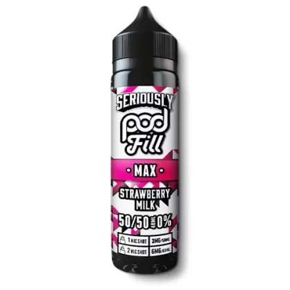 Strawberry Milk Shortfill by Seriously Pod Fill Max - Ecigarettedirect Co