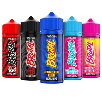 Just Juice Brutal 0mg 100ml Shortfill - Red & Black