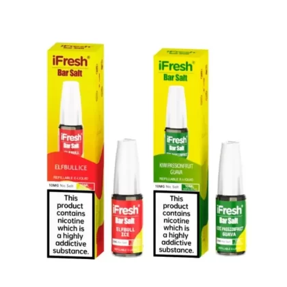iFresh Bar Nic Salt Vape Juice - Pack of 10 - Blueberry Sour Raspberry / Strength 20mg