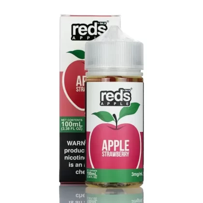 7 Daze - Reds Apple eJuice Strawberry - 100ml - 3mg