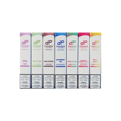 DRAGGG DISPOSABLE VAPE 4K PUFF - Blueberry Ice / 20MG Bold