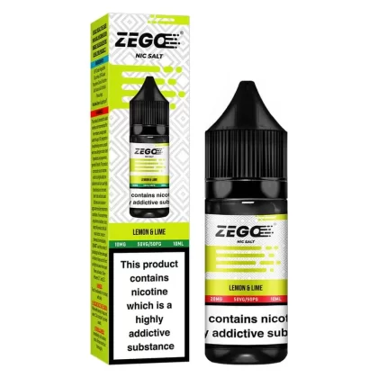 Zego Lemon and Lime Nic Salt Vape Juice 10ml