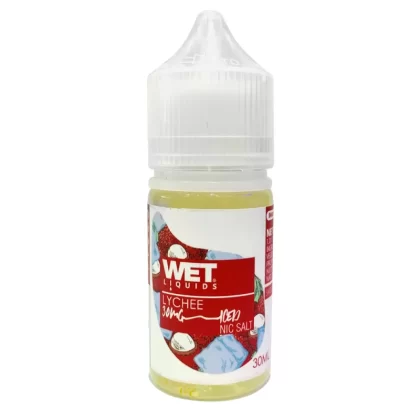 WET LIQUIDS Lychee SaltNic 30ml - Vape Product, Vape Product
