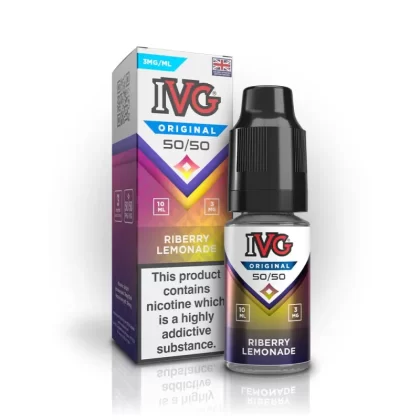 IVG Original 50/50 Riberry Lemonade - 10 Pack - 12mg