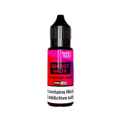 Vapes Bars Ghost Salts Strawberry Grape Nic Salt - 10 Pack