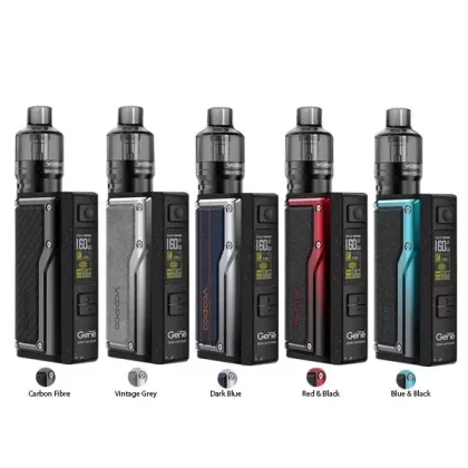 VOOPOO ARGUS GT VAPE KIT - Colour#Carbon Fibre>Vintage Grey>Dark Blue>Red & Black>Blue & Black