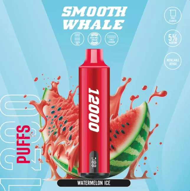 Smooth Whale Disposable Vape (12,000 Puffs) - Image 2