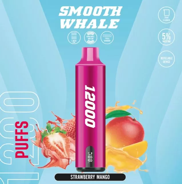 Smooth Whale Disposable Vape (12,000 Puffs) - Image 3
