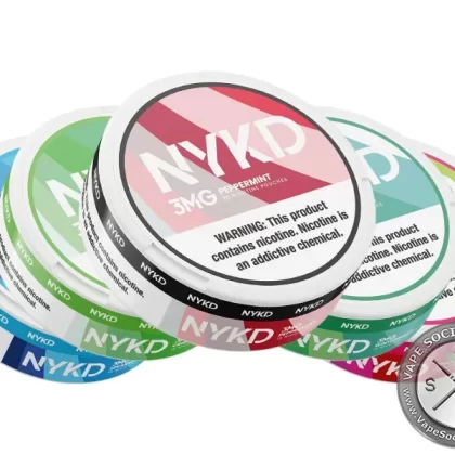 NYKD Nicotine Pouches - Berry Lemon Ice 3 MG, Berry Lemon Ice 6 MG