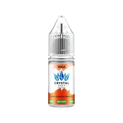 WGA Crystal Kiwi Passion Orange Nic Salt Vape Juice - 10 Pack - 10mg