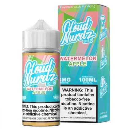 Watermelon Apple Iced by Cloud Nurdz TFN 100mL - Vaporider Deals