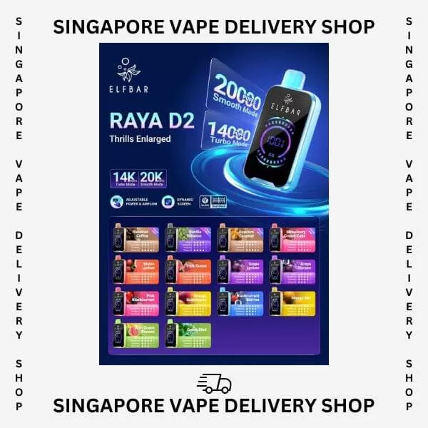 Elf Bar Raya D2 20000 Puffs - Mango Bubblegum - Image 2