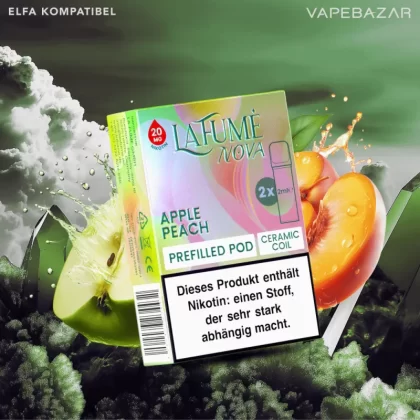 La Fume Nova Pods – Apple Peach (2er Pack) - La Fume / Propylenglykol / Aromastoffe / Nikotin / Glycerin