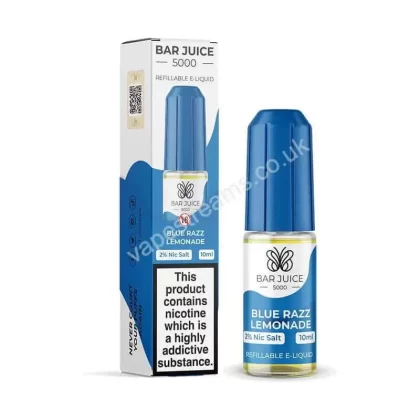 Bar Juice 5000 Blue Razz Lemonade Nic Salt E-Liquid - Vapestreams Co
