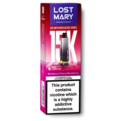 Blueberry Cherry Blackberry Nera 15K Refill Pods by Lost Mary - Ecigarettedirect Co