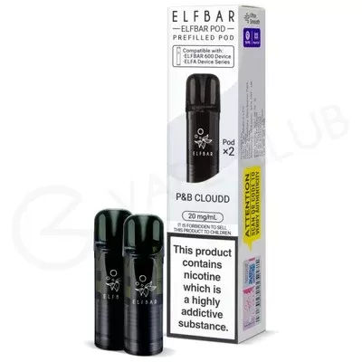 P&B Cloudd Elf Bar 600 Prefilled Pods - Ecigpremium