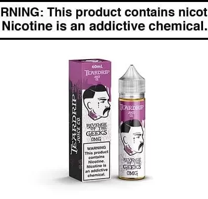 REVENGE OF THE GEEKS BY TEAR DRIP 60ML - Vapejuice