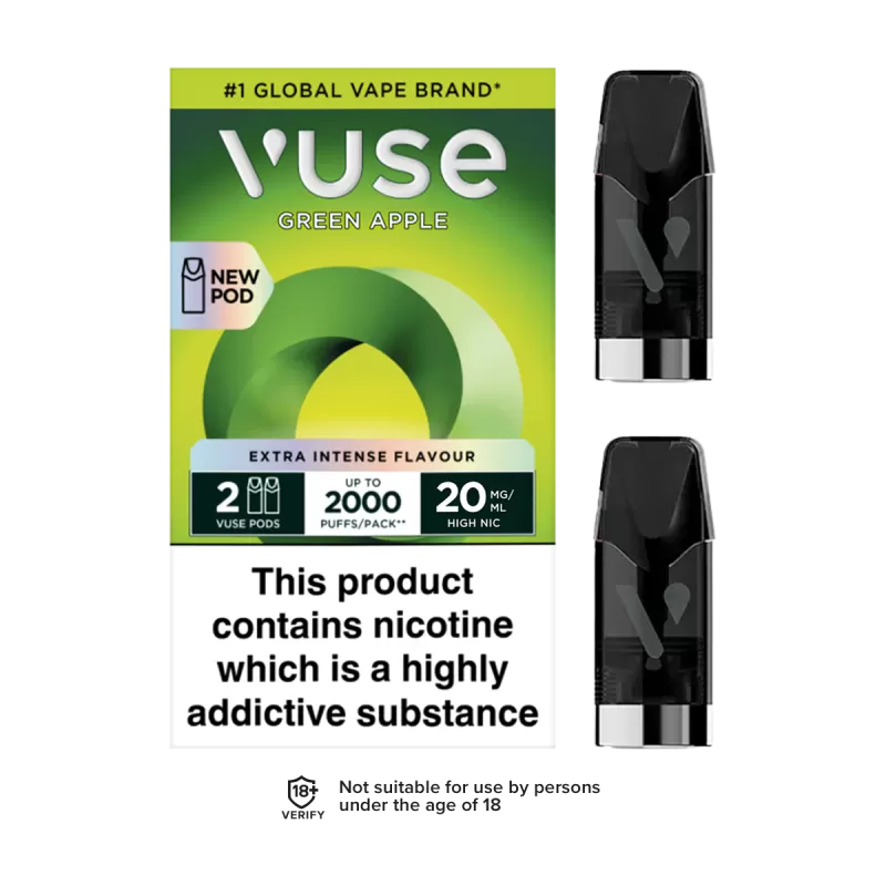 Green Apple Vuse Pro Pods - Ecigwizard