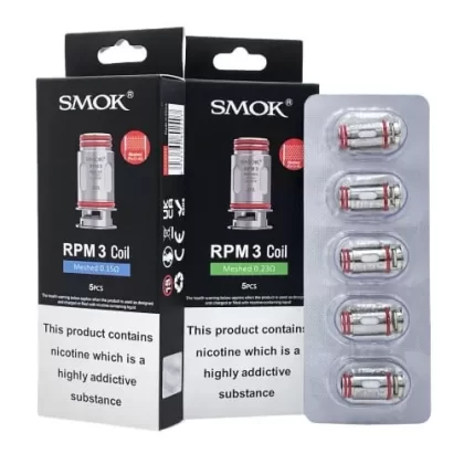 SMOK RPM 3 Replacement Coils - 0.15 Ohm, 0.23 Ohm