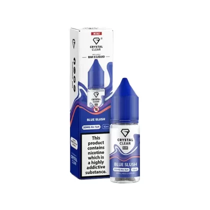 Crystal Clear Bar Salt Blue Slush E Liquid 10ml - Nicotine Strength#20mg>10mg (D3053D)