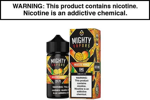 MAJESTIC MANGO BY MIGHTY VAPORS 100ML - Vapejuice