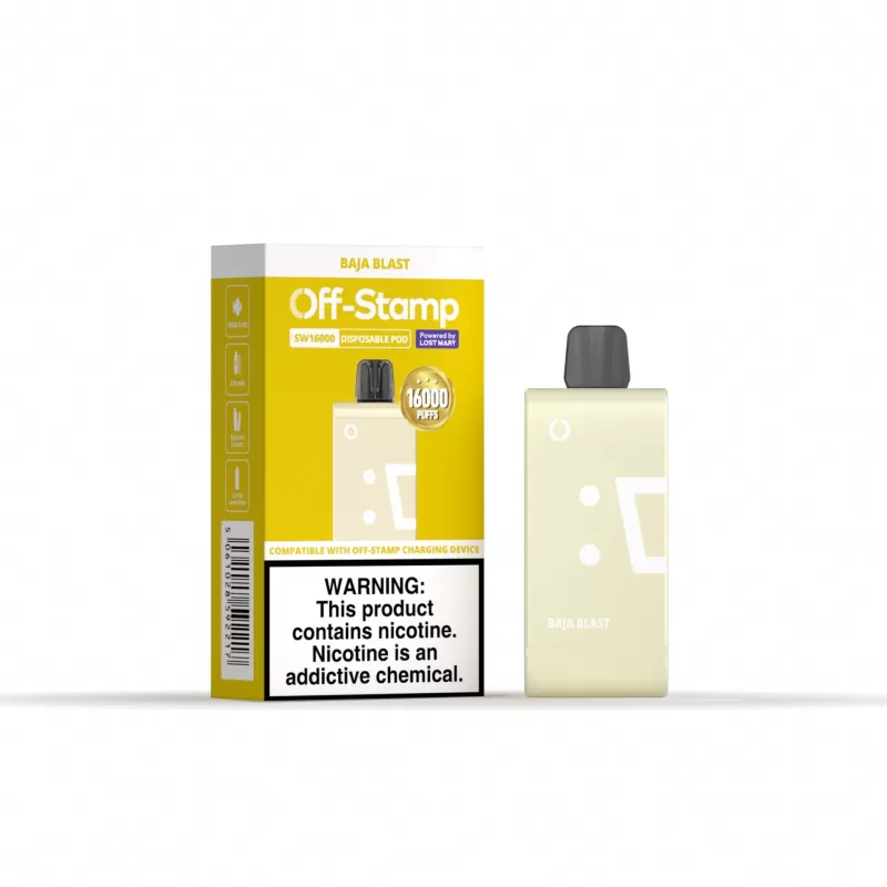 Off-Stamp SW16000 Disposable Pod Powered By LOST MARY – 16000 Puffs - Mango Twist - Image 2