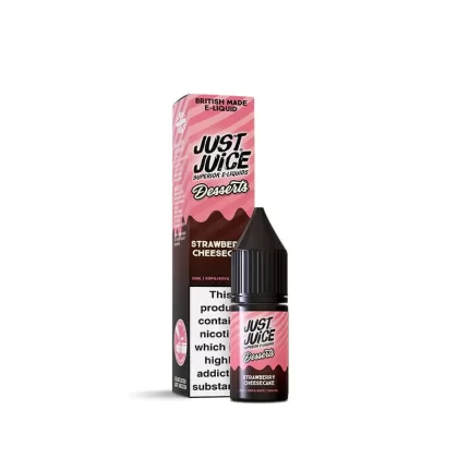 Just Juice Desserts Strawberry Cheesecake 10ml Nic Salt E-Liquid - 20mg